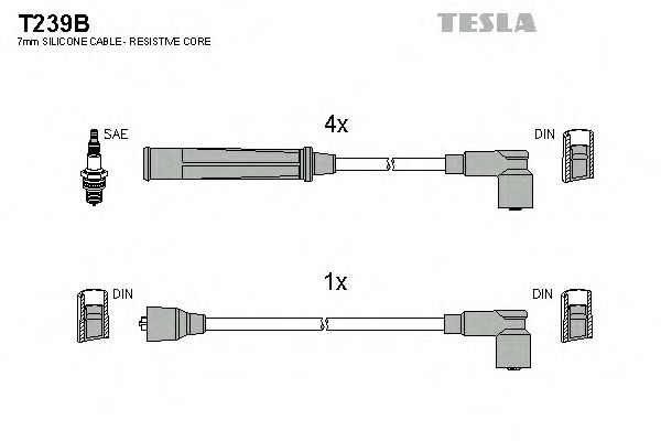 T239B TESLA Ignition Cable Kit