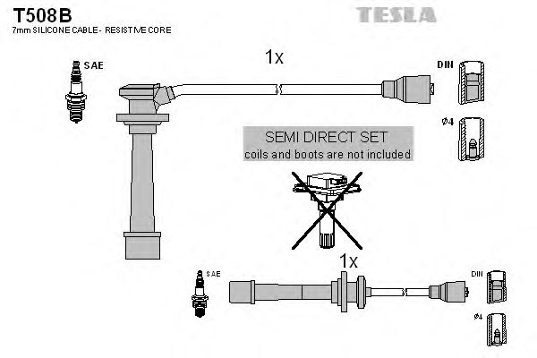 T508B TESLA Ignition Cable Kit