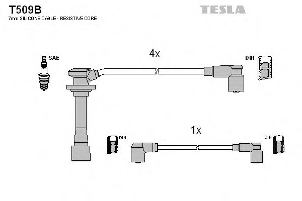 T509B TESLA Ignition Cable Kit