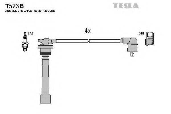 T523B TESLA Ignition Cable Kit
