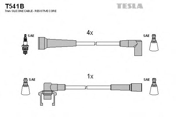 T541B TESLA Ignition Cable Kit