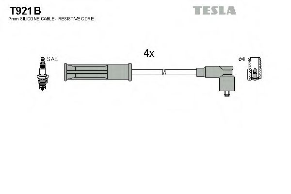 T921B TESLA Ignition Cable Kit