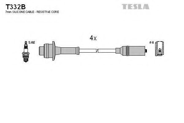 T332B TESLA Ignition Cable Kit