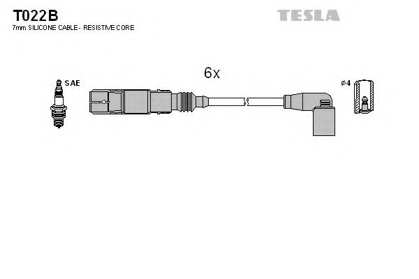 T022B TESLA Ignition Cable Kit