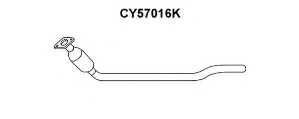 CY57016K VENEPORTE Система выпуска ОГ Катализатор