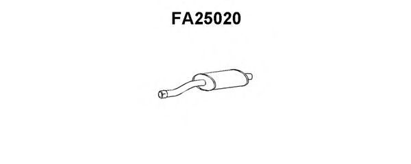 FA25020 VENEPORTE Middle Silencer