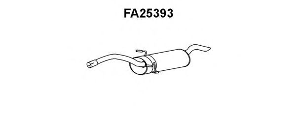 FA25393 VENEPORTE Exhaust System End Silencer