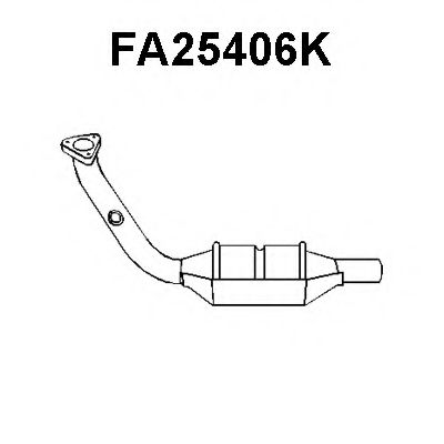 FA25406K VENEPORTE Exhaust System Catalytic Converter