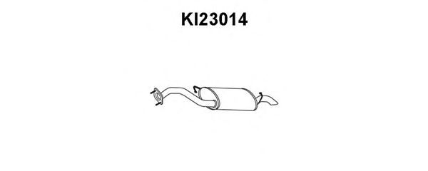 KI23014 VENEPORTE Система выпуска ОГ Глушитель выхлопных газов конечный