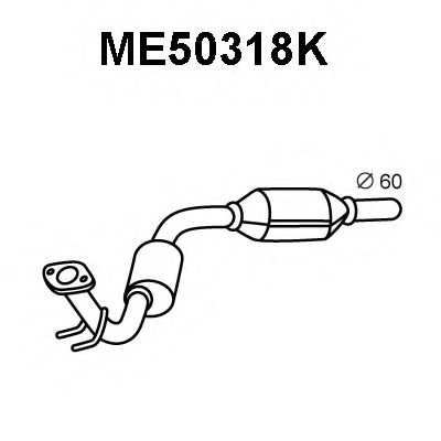 ME50318K VENEPORTE Exhaust System Catalytic Converter