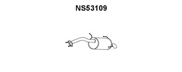 NS53109 VENEPORTE Система выпуска ОГ Глушитель выхлопных газов конечный