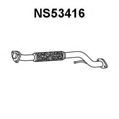 NS53416 VENEPORTE Система выпуска ОГ Труба выхлопного газа