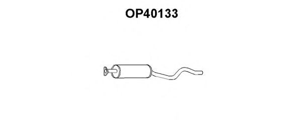 OP40133 VENEPORTE Exhaust System Middle Silencer