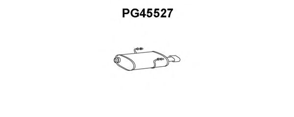 PG45527 VENEPORTE Система выпуска ОГ Глушитель выхлопных газов конечный