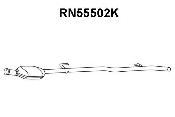 RN55502K VENEPORTE Система выпуска ОГ Катализатор