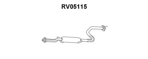 RV05115 VENEPORTE Система выпуска ОГ Средний глушитель выхлопных газов