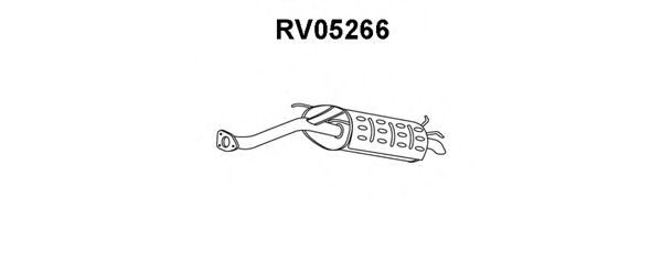 RV05266 VENEPORTE Exhaust System End Silencer