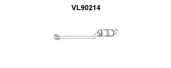 VL90214 VENEPORTE Система выпуска ОГ Средний глушитель выхлопных газов