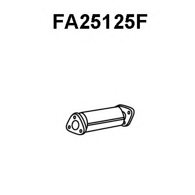 FA25125F VENEPORTE Система выпуска ОГ Сажевый / частичный фильтр, система выхлопа ОГ