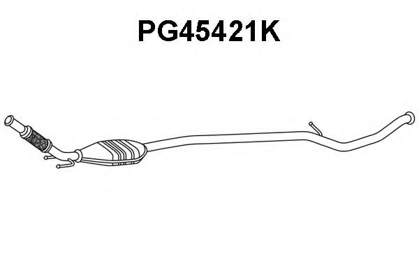 PG45421K VENEPORTE Exhaust System Catalytic Converter