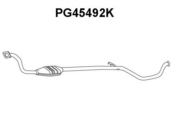 PG45492K VENEPORTE Exhaust System Catalytic Converter