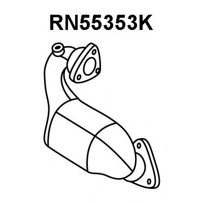 RN55353K VENEPORTE Exhaust System Catalytic Converter