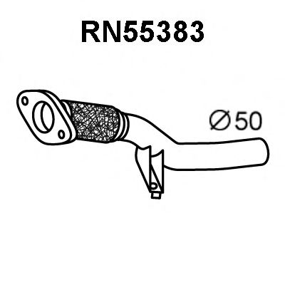 RN55383 VENEPORTE Exhaust System Exhaust Pipe