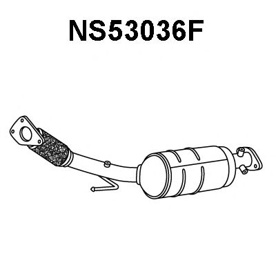NS53036F VENEPORTE Abgasanlage Ruß-/Partikelfilter, Abgasanlage