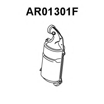 AR01301F VENEPORTE Система выпуска ОГ Сажевый / частичный фильтр, система выхлопа ОГ