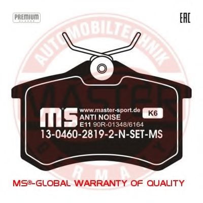 13046028192K-SET-MS MASTER-SPORT Brake Pad Set, disc brake