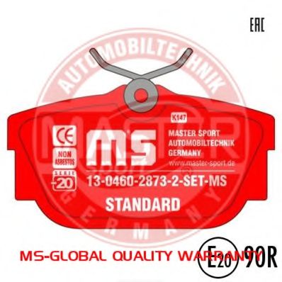 13046028732-SET-MS MASTER-SPORT Brake Pad Set, disc brake