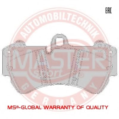 13-0460-4992-2K-SET-MS MASTER-SPORT Brake Pad Set, disc brake