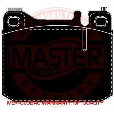 13046090282N-SET-MS MASTER-SPORT Brake Pad Set, disc brake