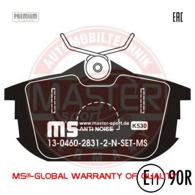 13046028312N-SET-MS MASTER-SPORT Brake Pad Set, disc brake