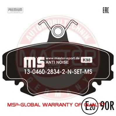13046028342N-SET-MS MASTER-SPORT Brake Pad Set, disc brake