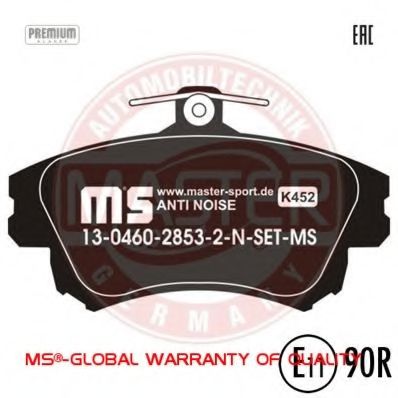 13046028532N-SET-MS MASTER-SPORT Brake Pad Set, disc brake