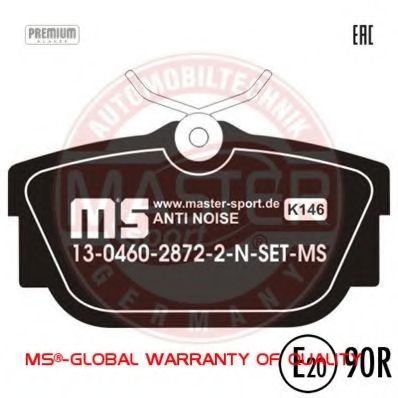 13046028722N-SET-MS MASTER-SPORT Brake System Brake Pad Set, disc brake