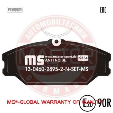 13046028952N-SET-MS MASTER-SPORT Brake Pad Set, disc brake