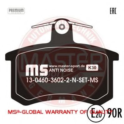 13046036022N-SET-MS MASTER-SPORT Brake Pad Set, disc brake