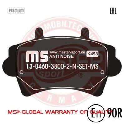 13046038002N-SET-MS MASTER-SPORT Brake System Brake Pad Set, disc brake