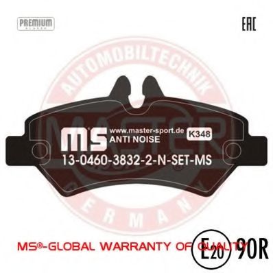 13046038322N-SET-MS MASTER-SPORT Brake Pad Set, disc brake