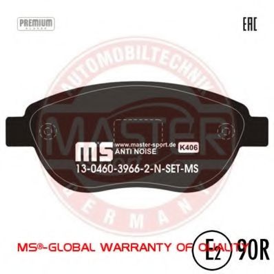 13046039662N-SET-MS MASTER-SPORT Brake Pad Set, disc brake