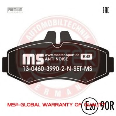 13046039902N-SET-MS MASTER-SPORT Brake Pad Set, disc brake