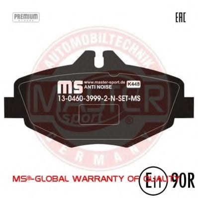 13046039992N-SET-MS MASTER-SPORT Brake Pad Set, disc brake