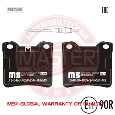 13046040592N-SET-MS MASTER-SPORT Brake Pad Set, disc brake