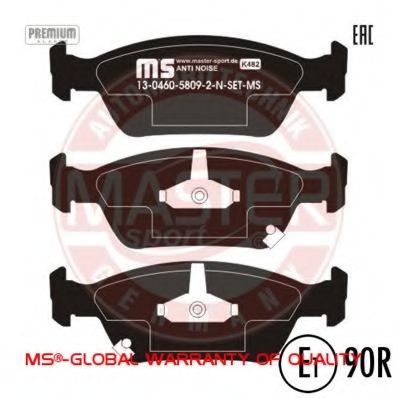 13046058092N-SET-MS MASTER-SPORT Brake Pad Set, disc brake