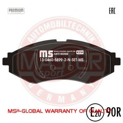 13046058992N-SET-MS MASTER-SPORT Brake Pad Set, disc brake