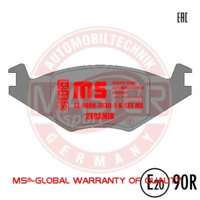 13046070302K-SET-MS MASTER-SPORT Brake System Brake Pad Set, disc brake