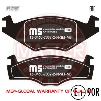 13046070322N-SET-MS MASTER-SPORT Brake System Brake Pad Set, disc brake