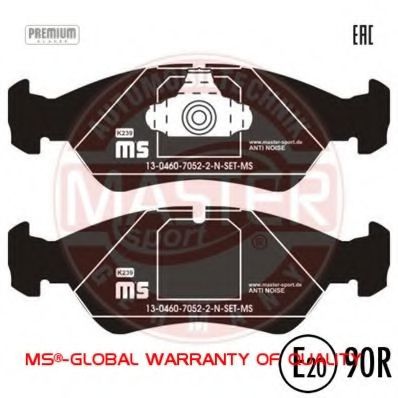 13046070522N-SET-MS MASTER-SPORT Brake System Brake Pad Set, disc brake